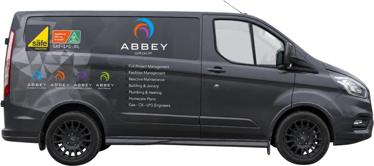 An Abbey Group liveried van